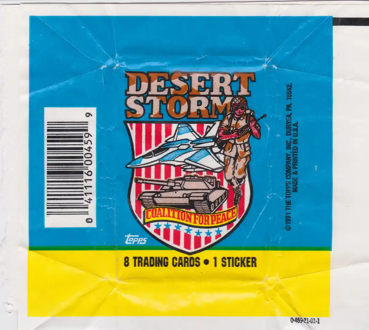 A collection of authentic trading cards released by Topps and the military