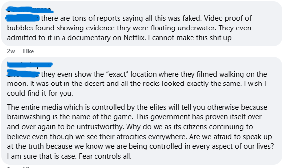 A screenshot of a Reddit comment thread where the top comment, with its text redacted, claims there are reports that the…