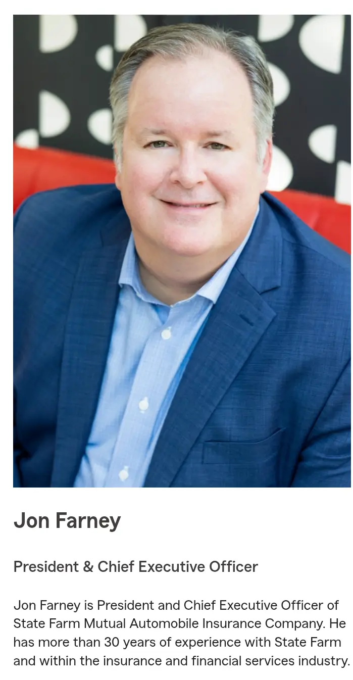 A professional headshot of Jon Farney, a middle-aged man with graying hair, wearing a blue suit and light blue shirt…