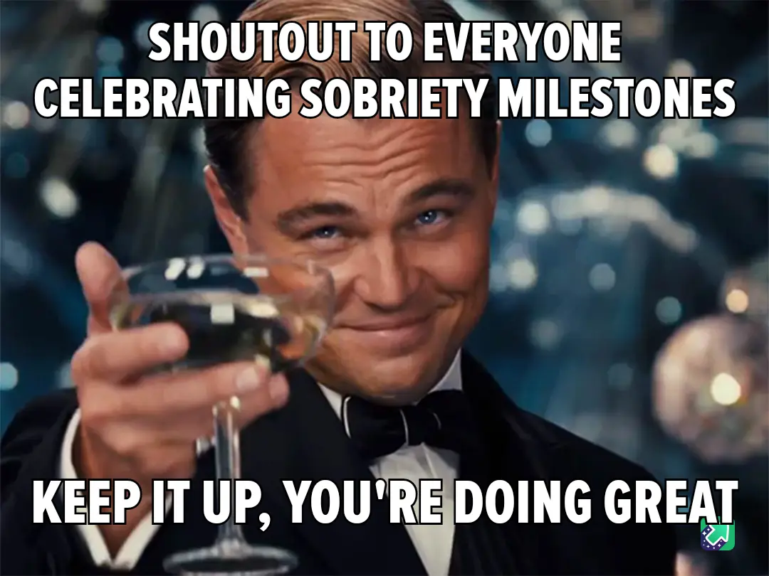 A man in a tuxedo holding a champagne glass smiles while looking at the camera. White bold text overlays the image, reading…