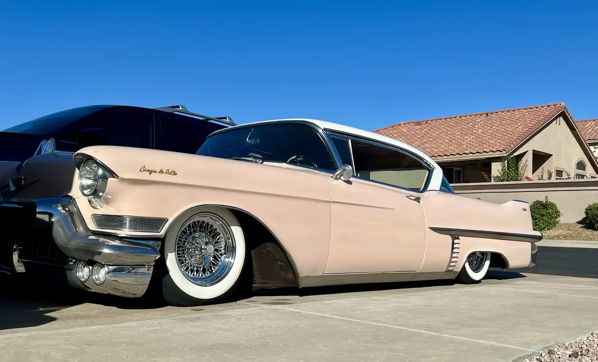 Behold my classic 1957 Cadillac Coupe Deville