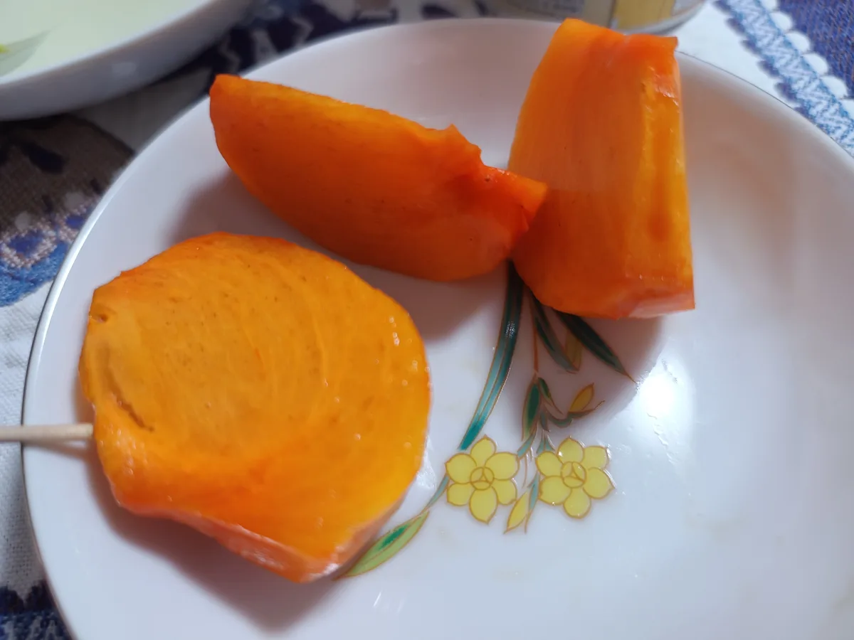 Persimmon Variety: Akiou (A Unique Delight)
