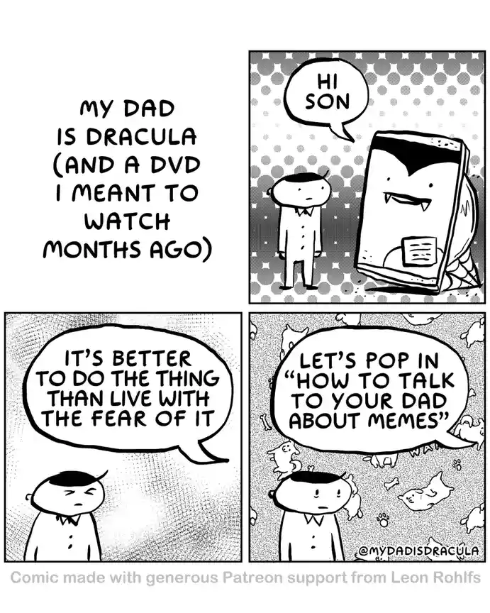 My Dad is Dracula and I Still Haven't Watched That DVD!