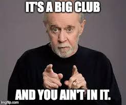 Welcome to the Exclusive Club: Sorry, You're Not Invited