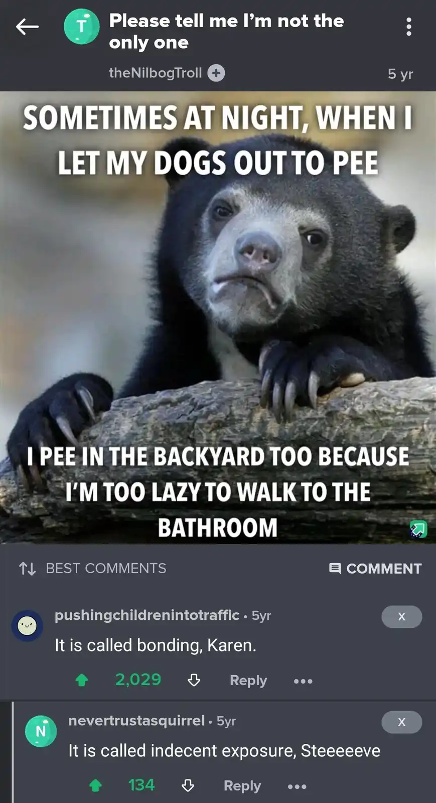 Sharing My Favorite Imgur Comments: Day 2 of the Fun!