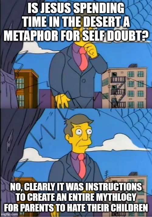 The image is a two-panel meme featuring Homer Simpson. In the top panel, he stands in a suit with a thoughtful expression…
