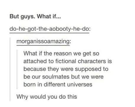 A screenshot of a Reddit comment thread where a user named 'morganissoamazing' poses a philosophical question about why…