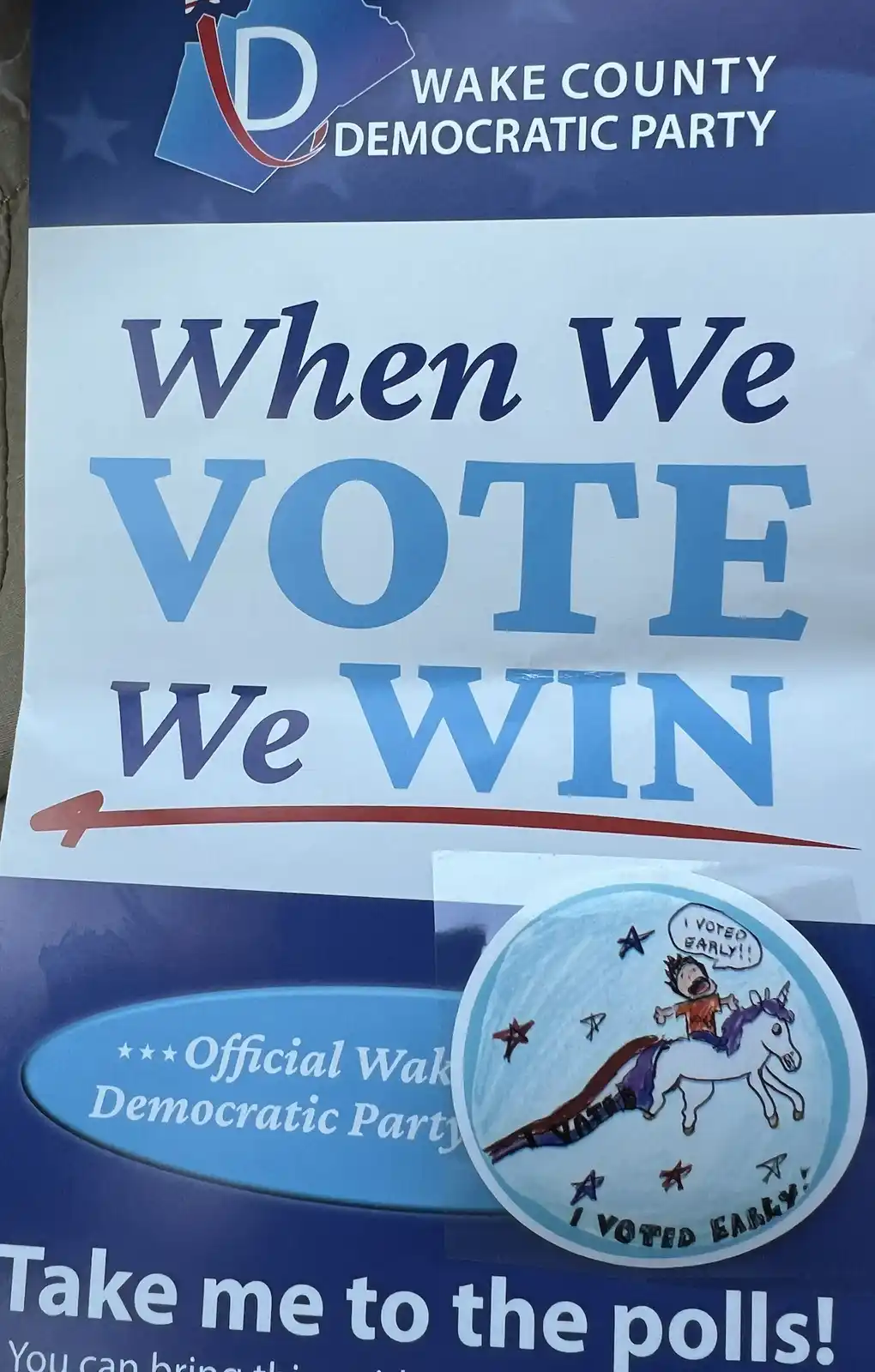Absolutely Loving My Early Voting Flair!