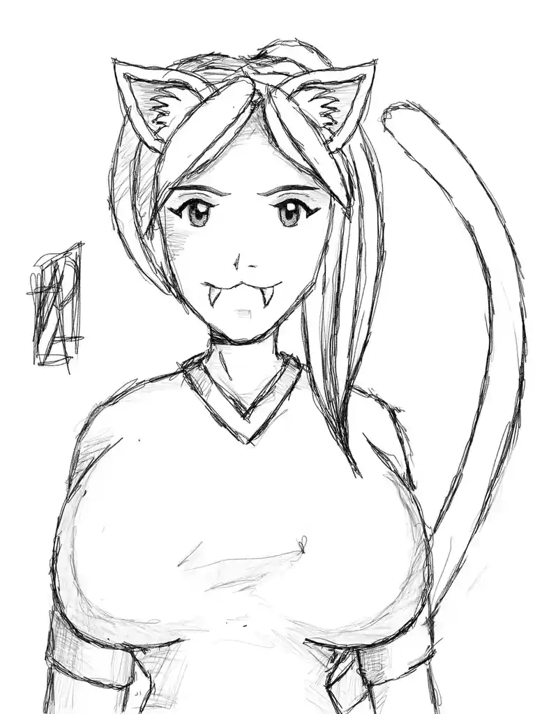 Day 162: Drawing big titty catgirls in search of my ultimate cosplay waifu