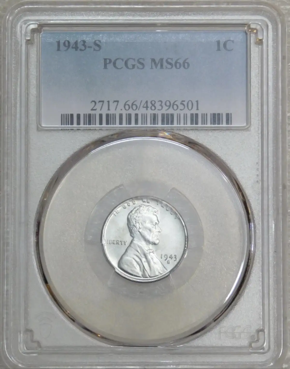 Rare Find: 1943-S 1C MS66 with Stunning Luster