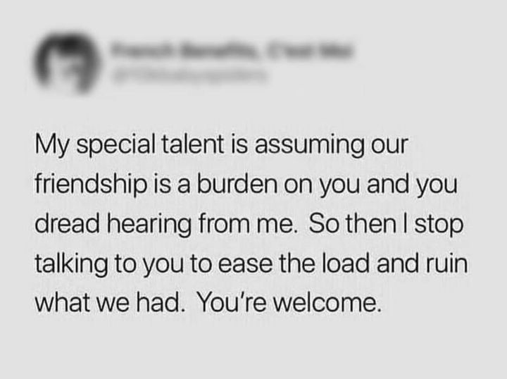A screenshot of a social media post with blurred profile information at the top. The main text, in black font on a light…