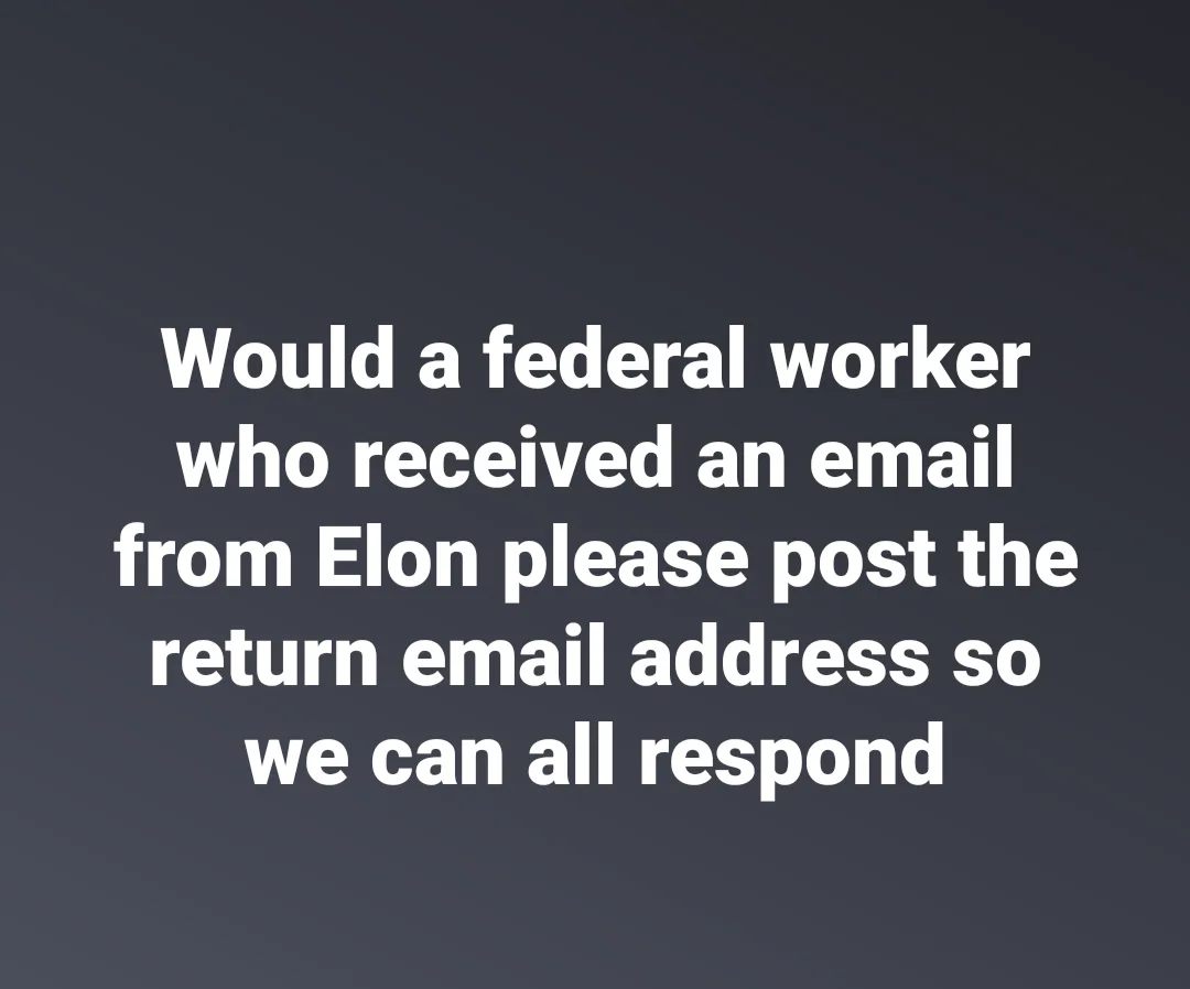 The image displays a plain dark gray background with white text centered in a simple sans-serif font. The text reads: 'Would…