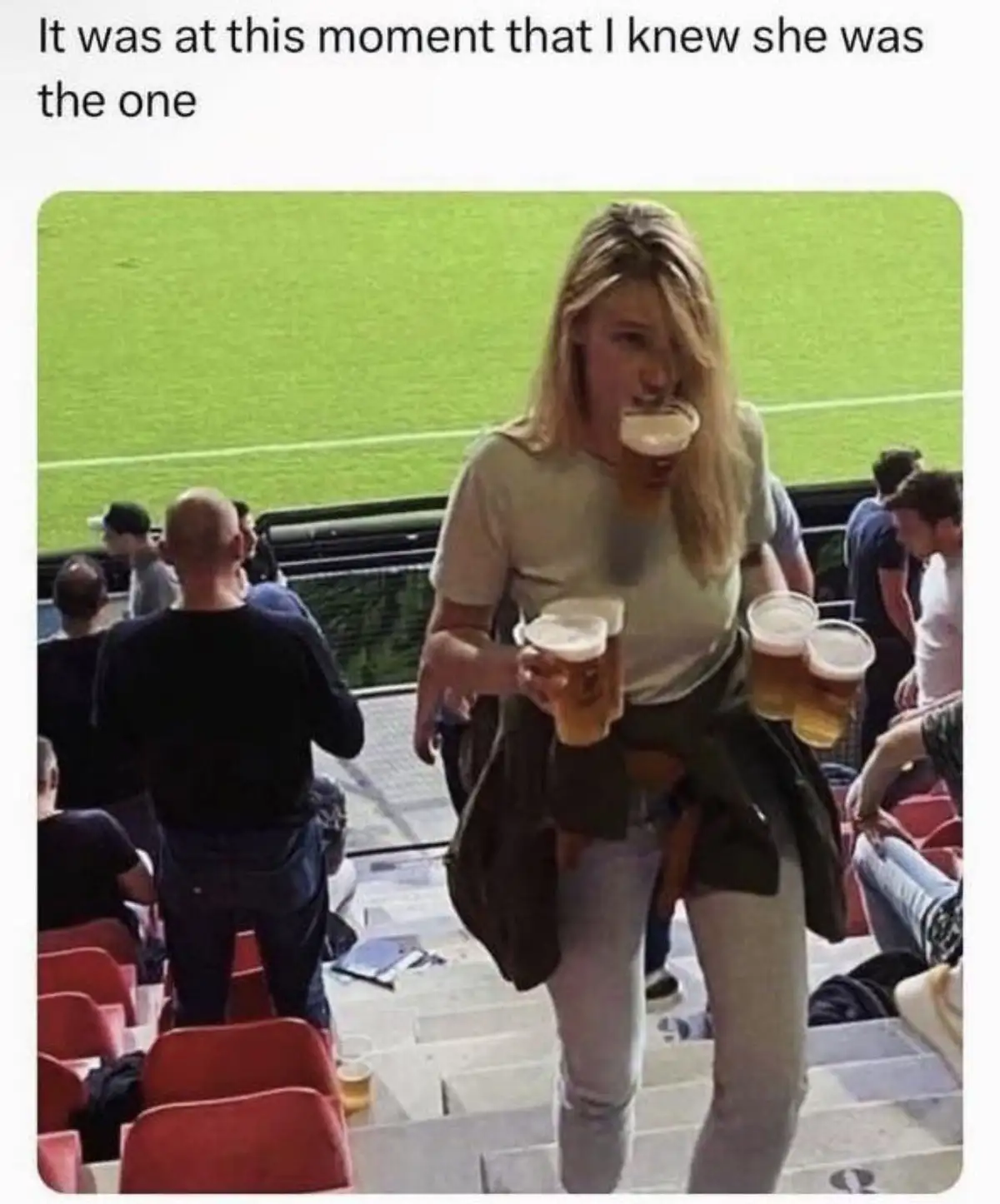 Just one, but it means everything.