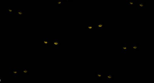A black background with numerous small, glowing yellow eyes scattered across it, resembling a dark scene with watching eyes…