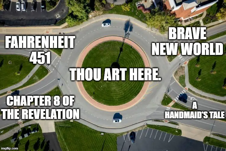 Americans and roundabouts: a love-hate relationship, mainly because we struggle to drive in a straight line.