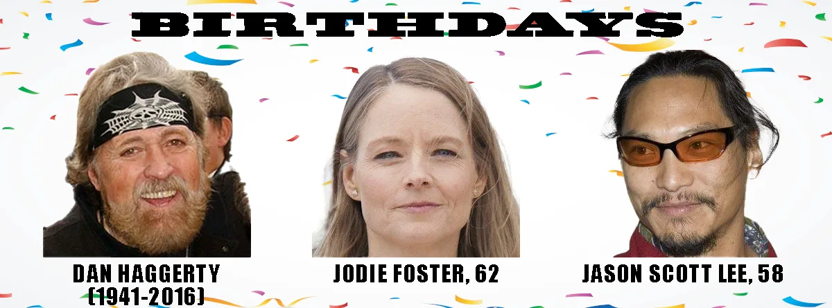 A celebratory birthday meme featuring three headshots against a confetti background. The top reads 'BIRTHDAYS' in bold black…