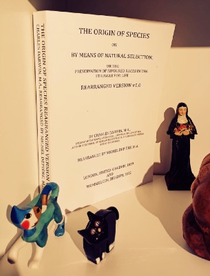 My quirky hobby: I created an unreadable book (it's a little strange)