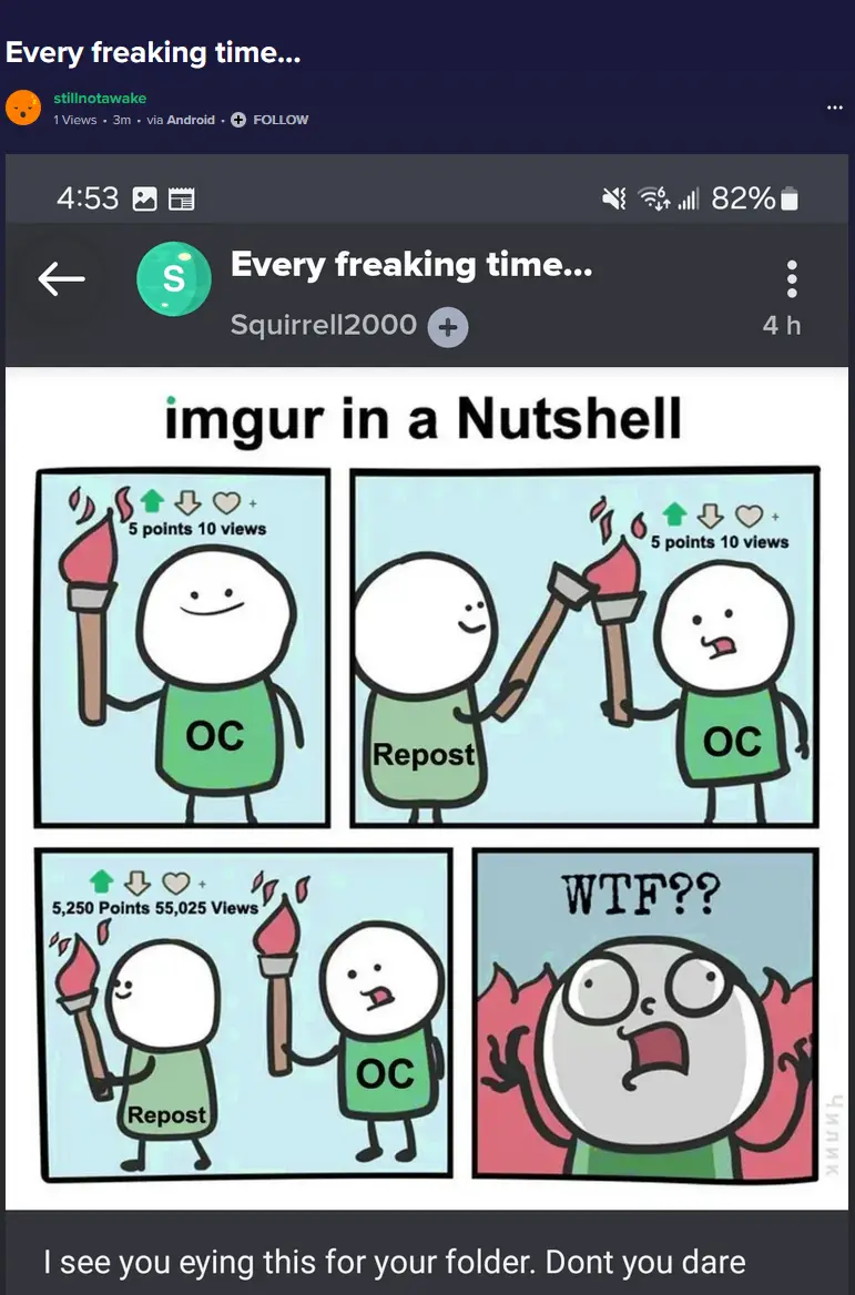 Seriously, it’s the same story every time...