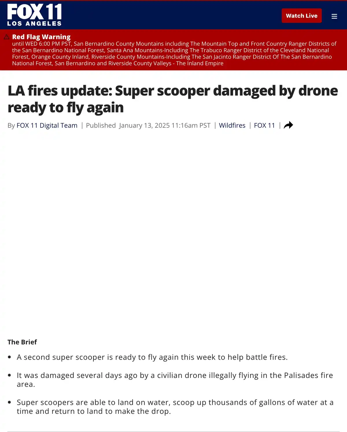 The Damaged Super Scooper Makes Its Comeback!