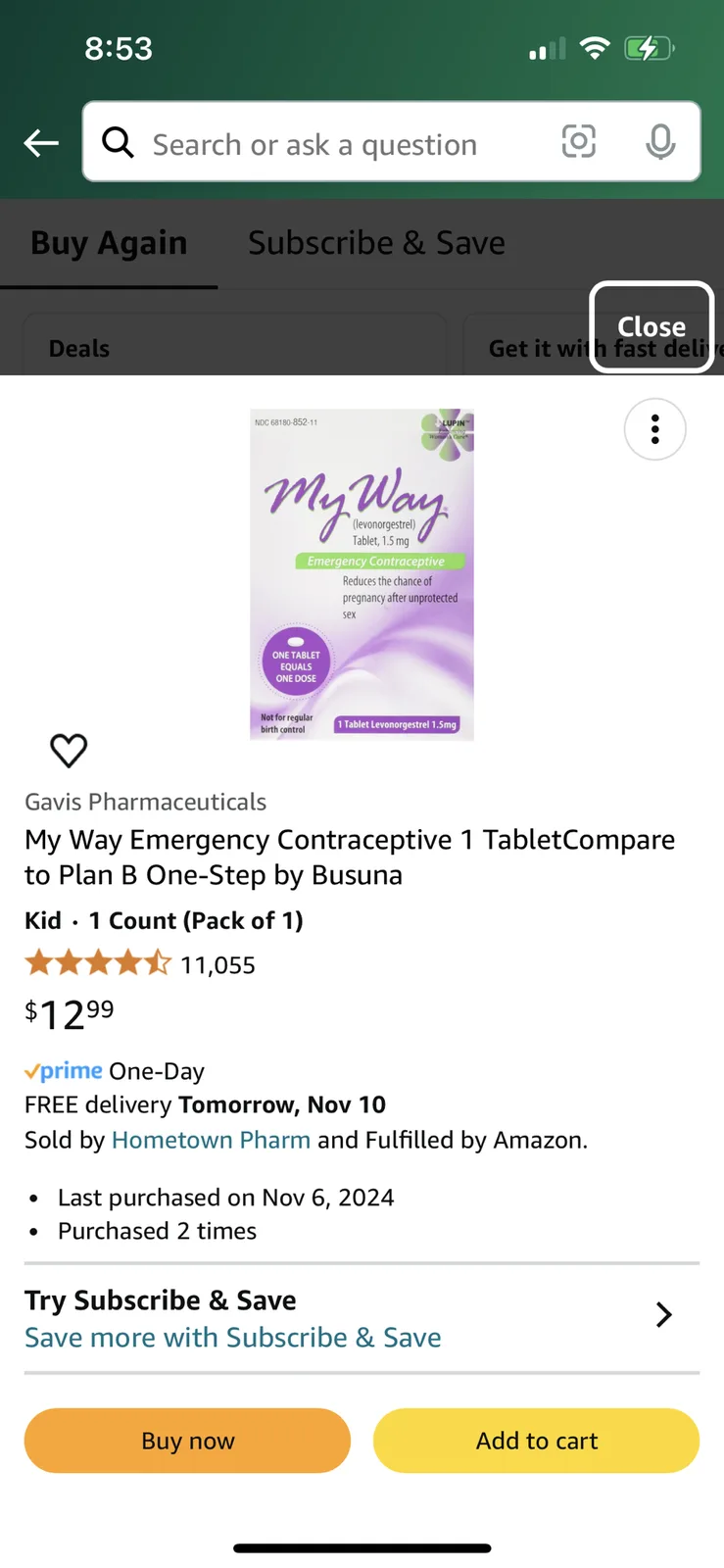Daily Reminder: Don't Forget to Buy Plan B