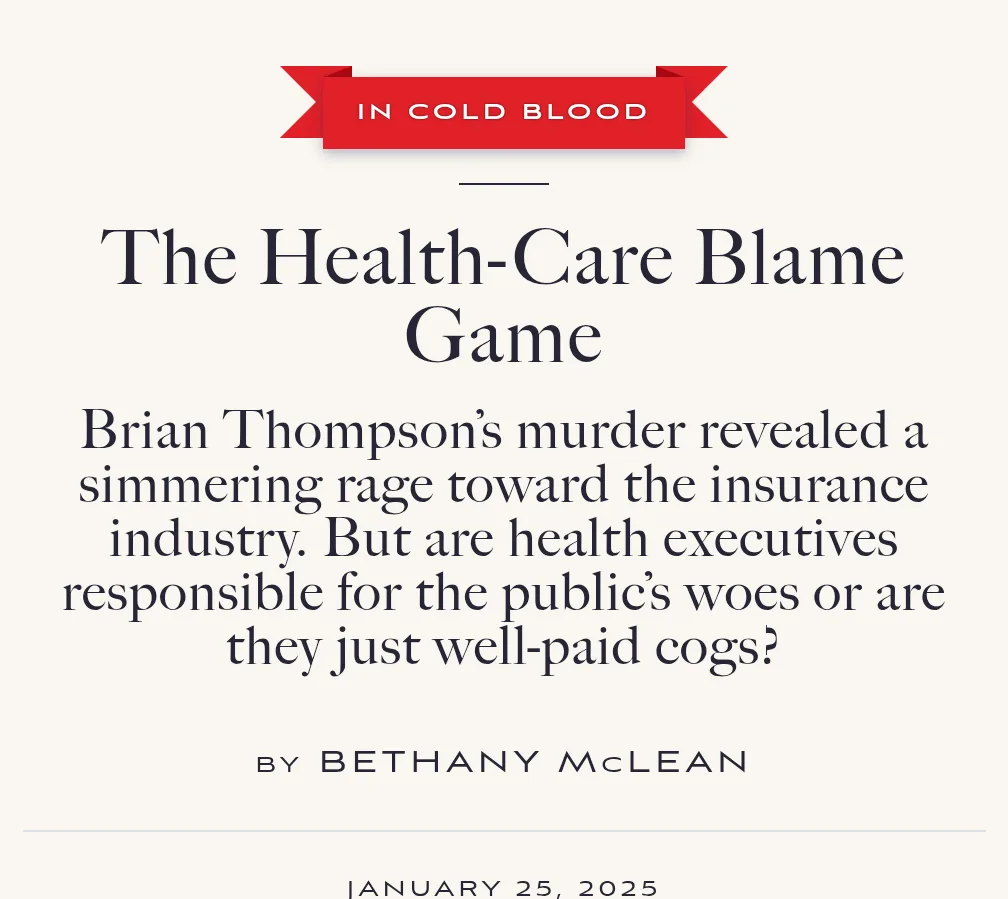 The image displays a mock newspaper article header with a red banner reading 'IN COLD BLOOD' above the title 'The…