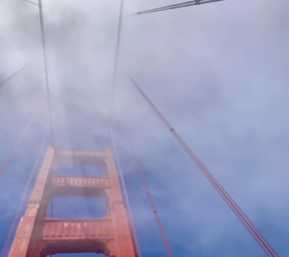 Golden Gate Bridge Hidden in Fog