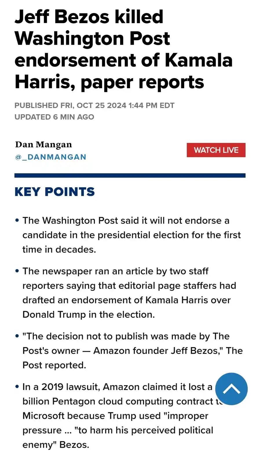Not to Be Outdone by the LA Times: Watch This Space!