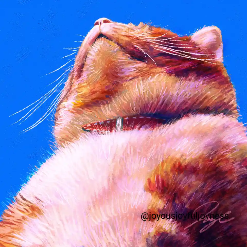 Meet 'Chonk': My Original Painting [OC]