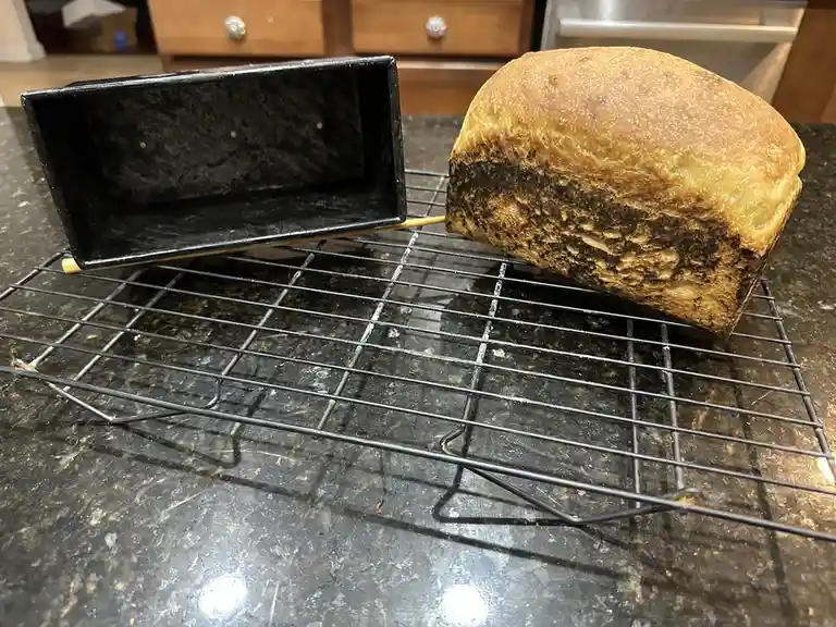 Sourdough Sandwich Loaf with a Nonstick Twist