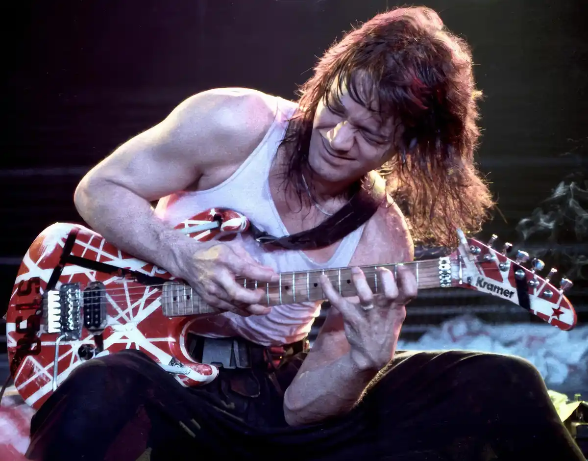 A Glimpse of Edward Van Halen in 1986