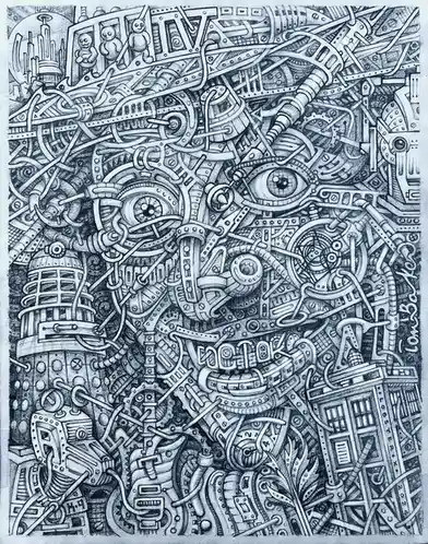 Tom, 2024, graphite pencil artwork, 11x14 inches