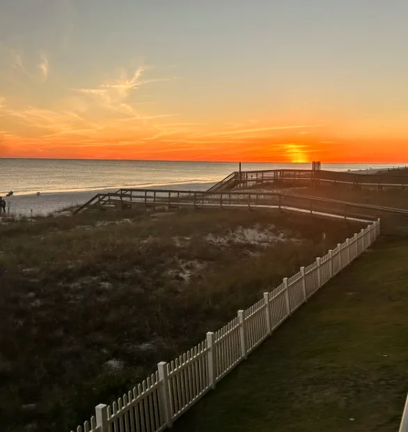 First Sunset of 2025: A Breathtaking View from Perdido Key, FL