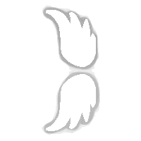 A white outline of a hand gesture resembling a middle finger is shown against a black background, with the text 'i'm not a…