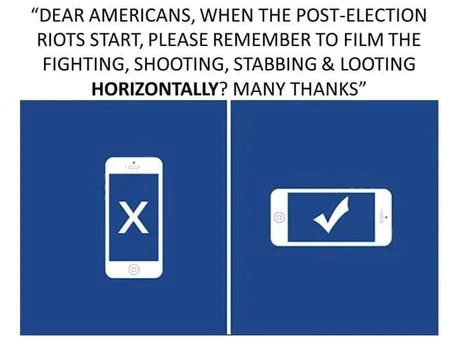 The image displays two side-by-side smartphone screens against a blue background. The left screen shows a white phone with a…