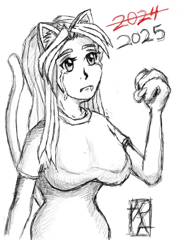Day 149: Drawing Catgirls Until I Find My Perfect Cosplay Waifu