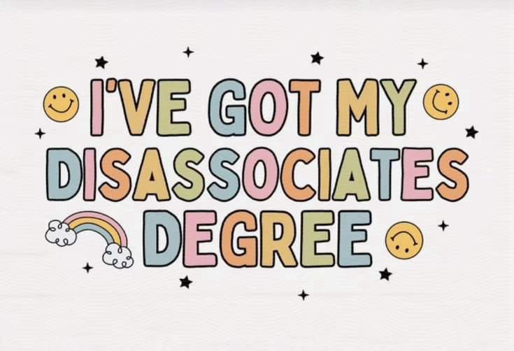 A colorful, hand-drawn style graphic with rainbow, clouds, stars, and smiley faces surrounding the text 'I'VE GOT MY…