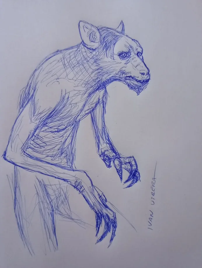 A quick sketch that captures the moment.