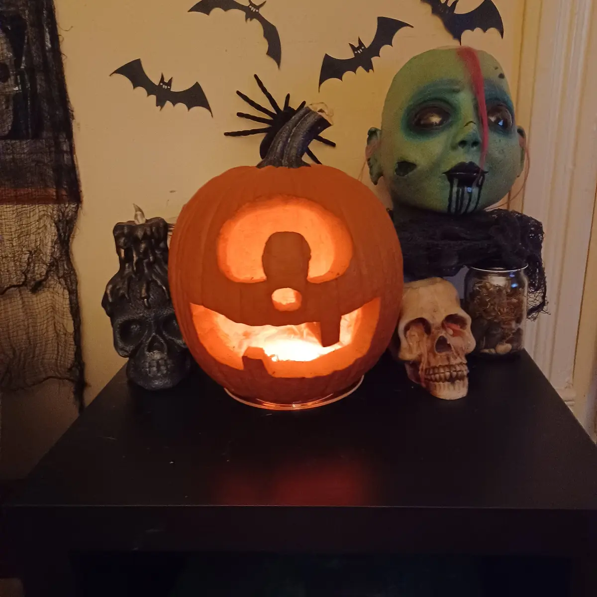 My Pumpkin Carving Skills Are Rusty, But Check Out This Quirky Creation!