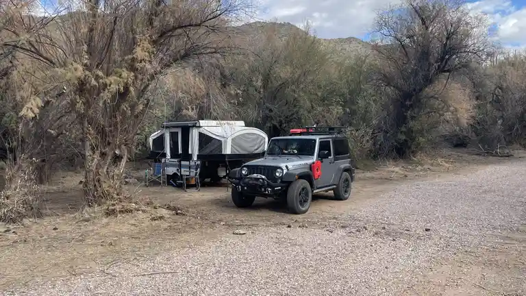 Camping Adventures by the Gila River
