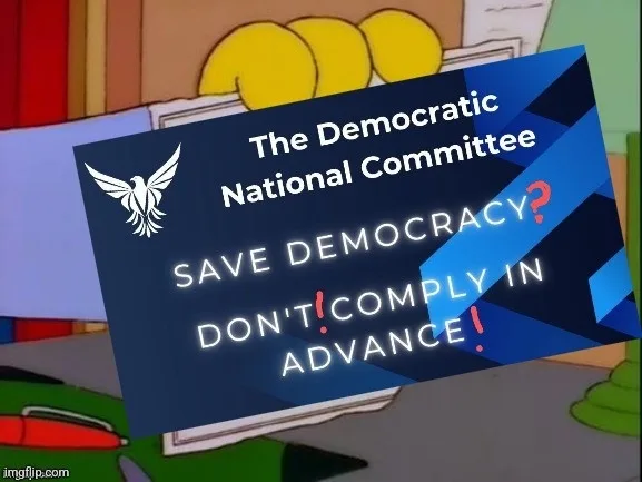 A letdown from the National Committee.