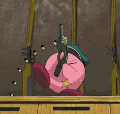 The perfect Kirby gif for when it's time to unleash chaos.