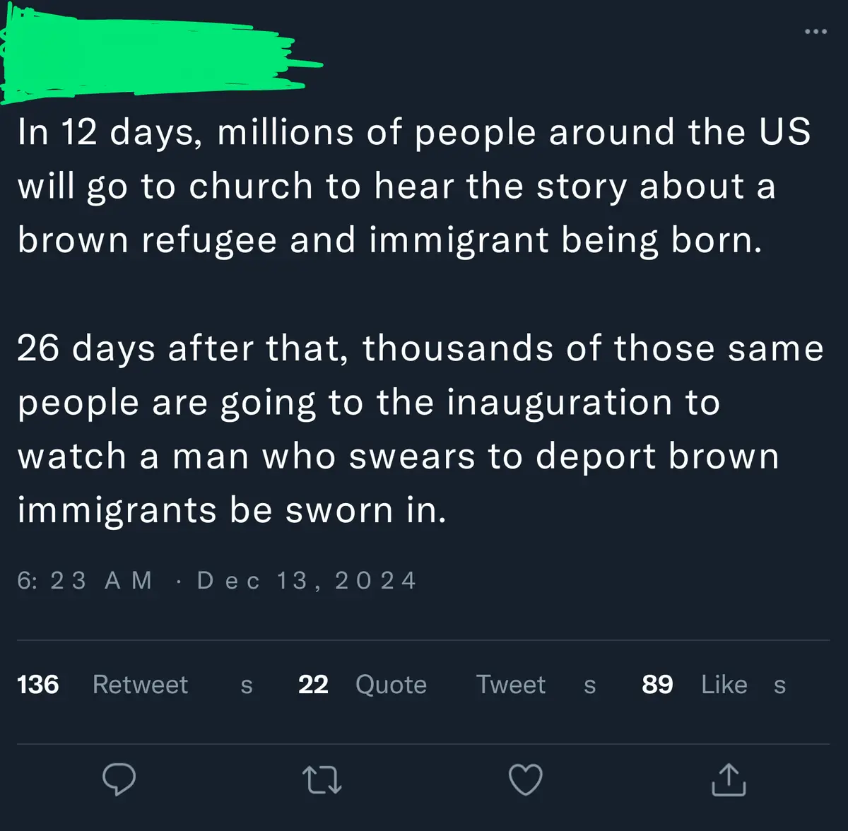 He's Got a Point, You Know...
