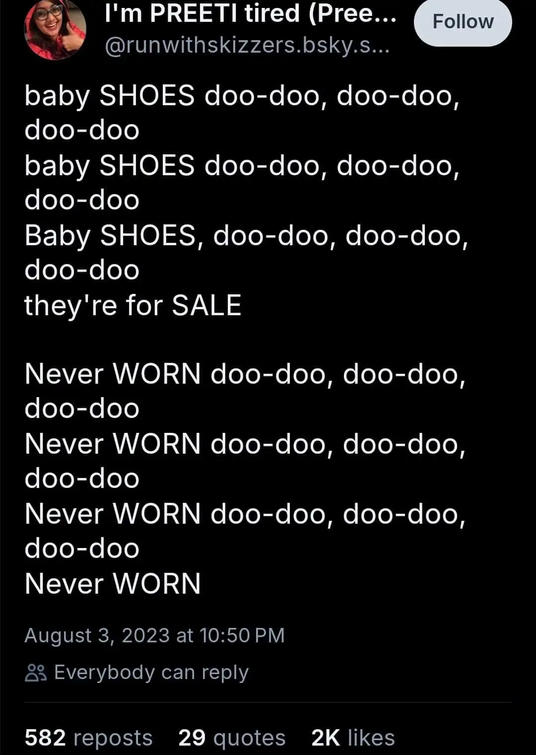 Just a little tune to brighten your day.