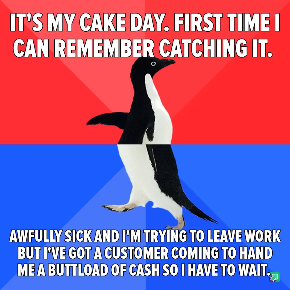 It's Cake Day, let the celebrations begin!