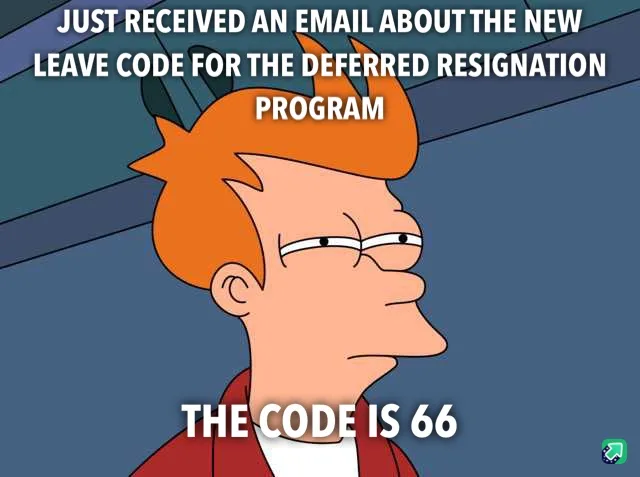 The image shows the animated character Fry from Futurama, looking skeptical and unimpressed. White text overlaid on the…