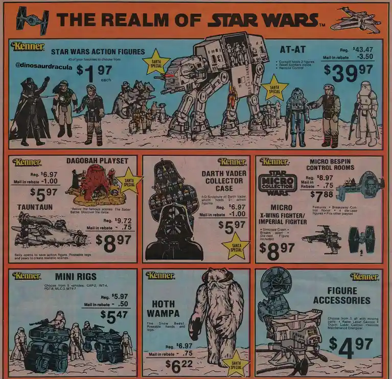 Throwback to 1980: Kenner's Iconic Star Wars Toys Newspaper Advertisement