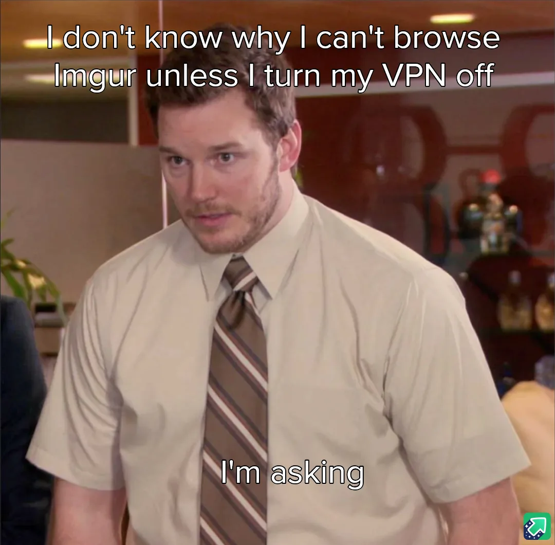 A man in a beige shirt and striped tie looks confused and slightly annoyed, with text overlaid that reads 'I don't know why…