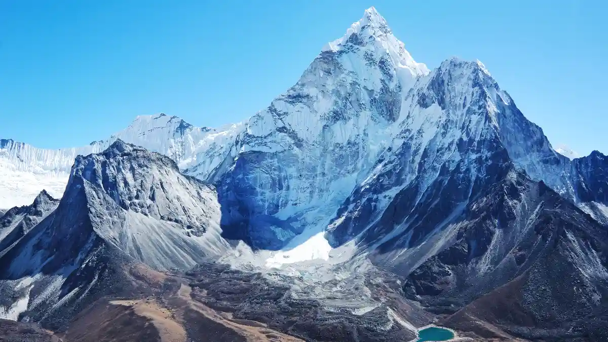 Ama Dablam, meaning "mother's necklace" in Nepali, is a iconic mountain 7 miles from Everest's summit. Its name refers to…