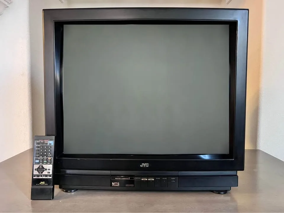 Vintage JVC 26" CRT TV from 1988: A Blast from the Past