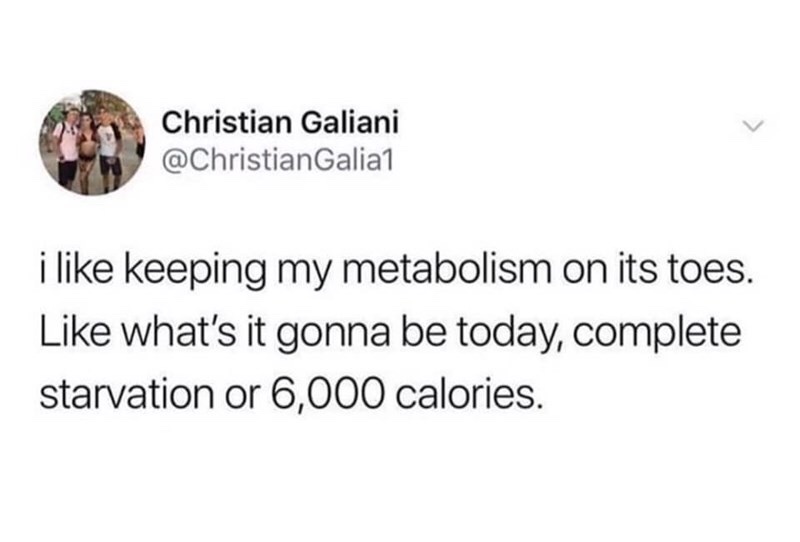 A screenshot of a tweet by Christian Galiani (@ChristianGalia1) showing a circular profile picture of three people walking…